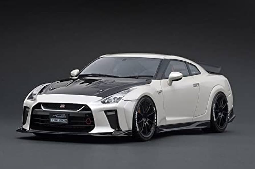 Amazon | 未使用 1/18 IG1537 TOP SECRET GT-R (R35) White
